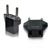 Adaptor stecher SUA China Japonia -> priza Europa (Romania) negru