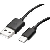 Cablu de incarcare si transfer date USB - USB tip-C (culoare neagra)