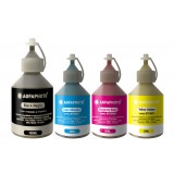 Set de 4 culori cerneala compatibila Brother sticluta 100ml black  (negru) + 3 sticlute x 50ml cyan magenta yellow (albastru rosu galben), marca Agfa Photo