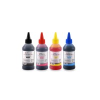 Set de 4 culori cerneala Epson Agfa Photo in flacoane de cate 100ml cu capac picurator- black cyan magenta yellow (negru albastru rosu galben)