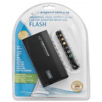 Alimentator - incarcator universal laptop pentru casa/birou si masina, 100W, cu mufa de iesire USB