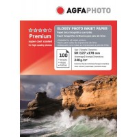 Hartie foto 5R (13 x 18) lucioasa Agfa 240g - pachet 100 de coli 