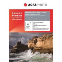 Hartie foto A3 lucioasa 240g Agfa- pachet 20 de coli