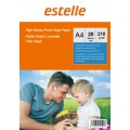 Hartie foto super lucioasa A4 de 210 g / mp - pachet de 20 de coli