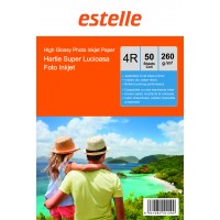 Hartie foto 4R (10 x 15) super lucioasa 260g - pachet 50 de coli 