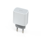 Alimentator incarcator rapid compatibil iPhone lightning 5,6,7,8,X,XR,XS,11,12,13,14 (C/S/SE/Pro/Plus/mini/Max/Pro Max), fast charge, USB-C, 18W, alb