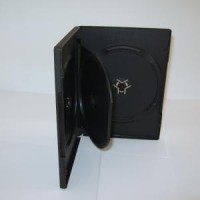Carcasa 3 DVD neagra 14mm