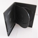 Carcasa 4 DVD neagra 14mm