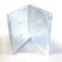 Carcasa 4 DVD clear 14mm