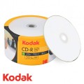 CD R80 Kodak printabil GLOSSY (LUCIOS) inkjet full surface 700 MB 50 discuri bulk