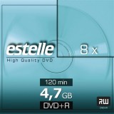 DVD+R 4.7GB estelle 8x cu carcasa slimCD