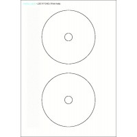 Etichete pentru CD - autocolante (autoadezive) 117mm-120mm)